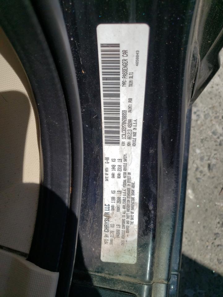 Photo 10 from auction – 2008 CHRYSLER SEBRING LI with VIN 1C3LC65M78N288959