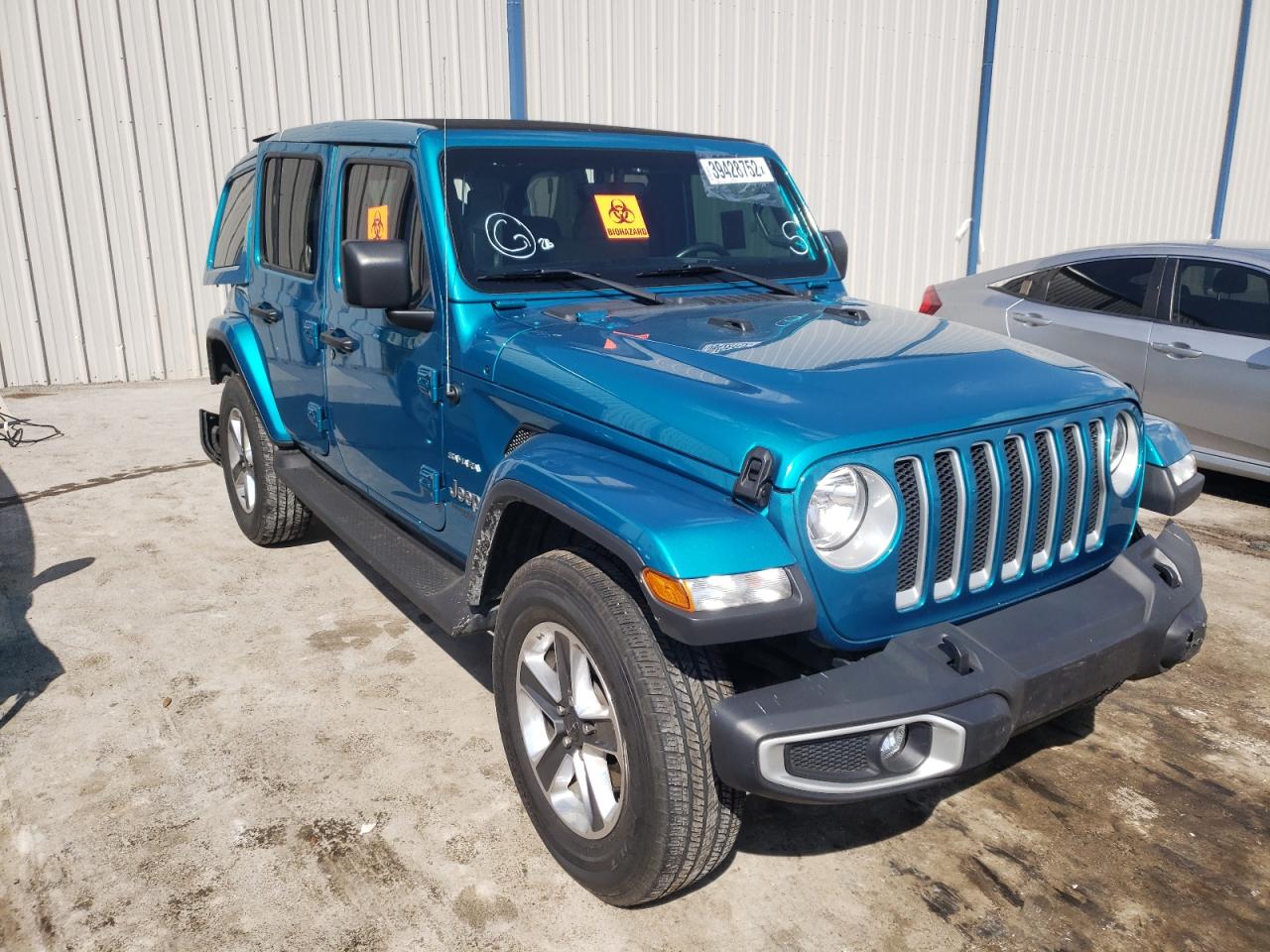 JEEP WRANGLER U 2020 with VIN 1C4HJXEG7LW186877 - Photo from auction