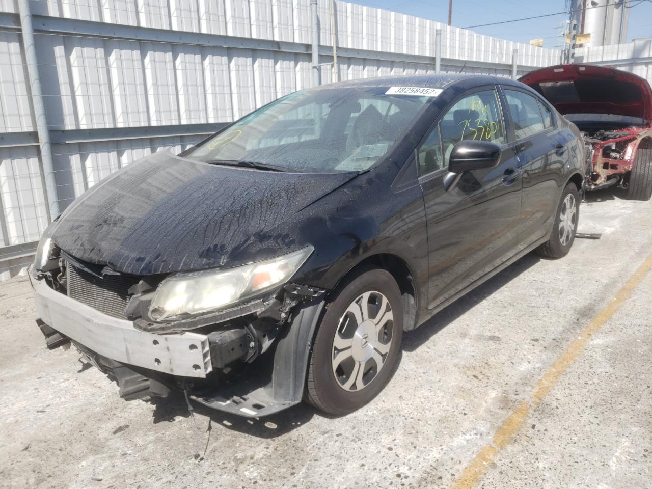 Photo 2 from auction – 2014 HONDA CIVIC HYBR with VIN 19XFB4F24EE201144