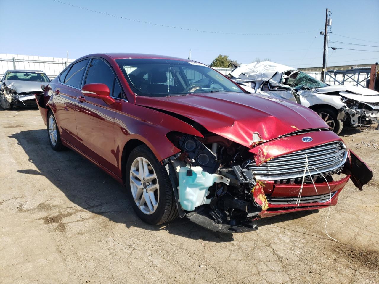 FORD FUSION SE 2014 with VIN 3FA6P0H71ER188130 - Photo from auction