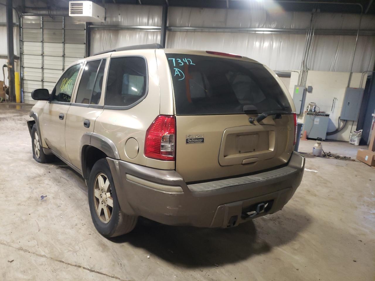 Photo 3 from auction – 2007 ISUZU ASCENDER S with VIN 4NUDS13S572701098