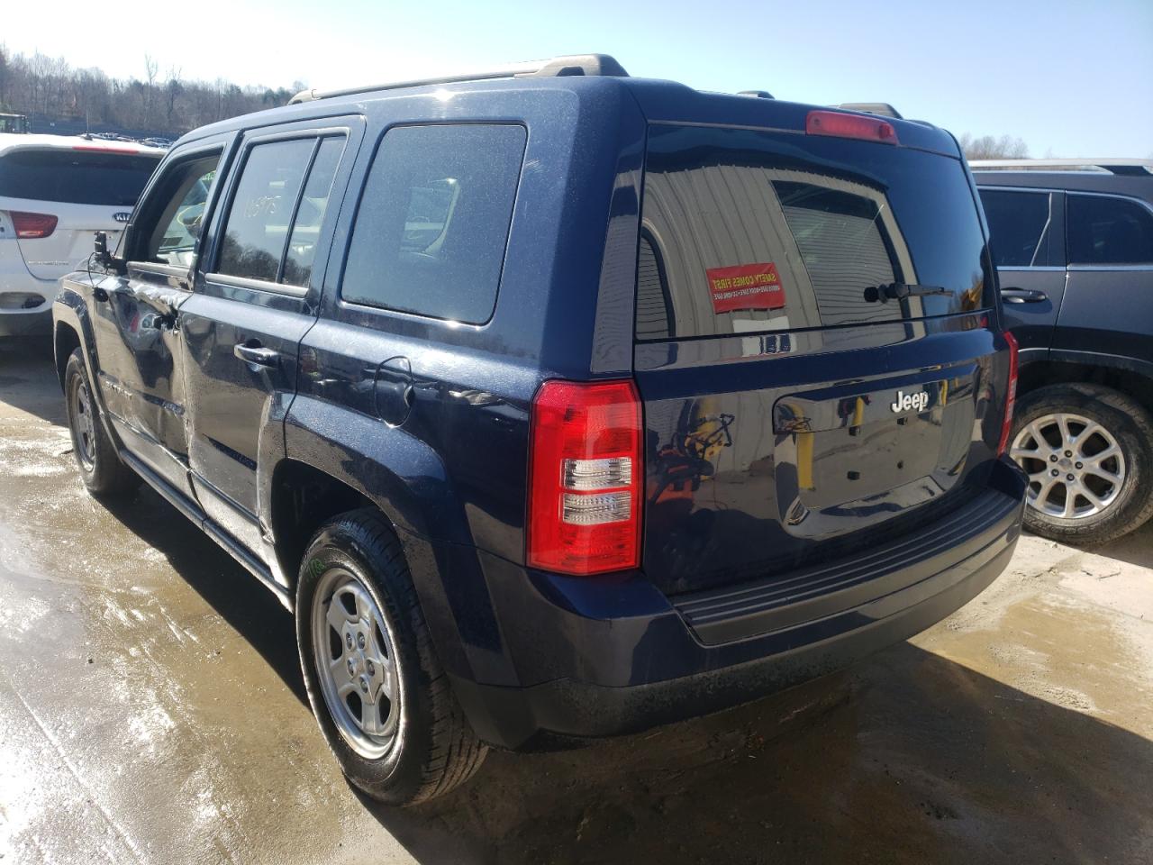 Photo 3 from auction – 2015 JEEP PATRIOT SP with VIN 1C4NJPBB2FD157153