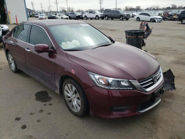 HONDA ACCORD EXL 2014 with VIN 1HGCR3F80EA039790 - Photo from auction