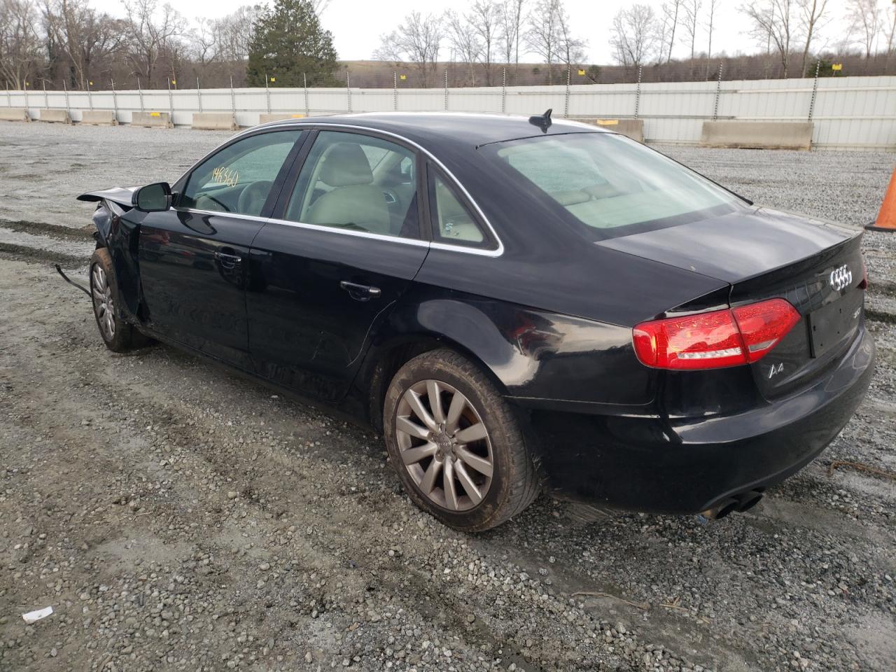 Photo 3 from auction – 2010 AUDI A4 PREMIUM with VIN WAUEFAFL1AN037412