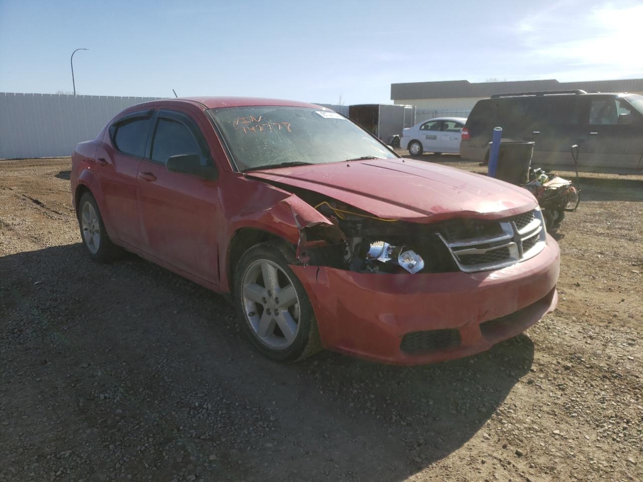 DODGE AVENGER SE 2013 with VIN 1C3CDZABXDN742778 - Photo from auction