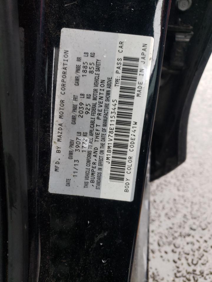 Photo 10 from auction – 2014 MAZDA 3 TOURING with VIN JM1BM1V78E1153445