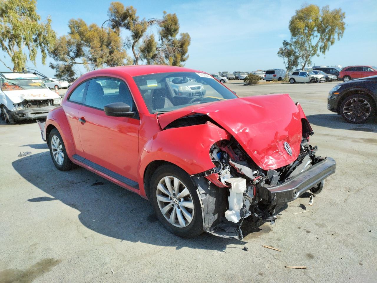 VOLKSWAGEN BEETLE 2014 with VIN 3VWFP7AT5EM626345 - Photo from auction