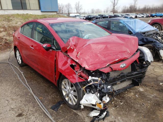 KIA FORTE EX 2015 with VIN KNAFX4A88F5344654 - Photo from auction