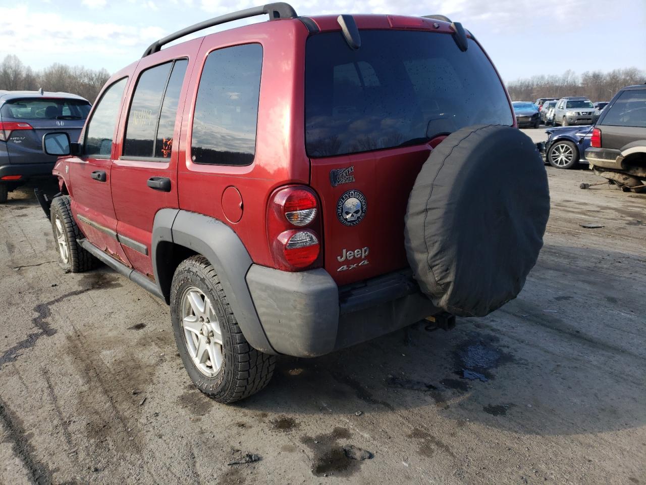 Photo 3 from auction – 2007 JEEP LIBERTY with VIN 1J4GL48K67W571044