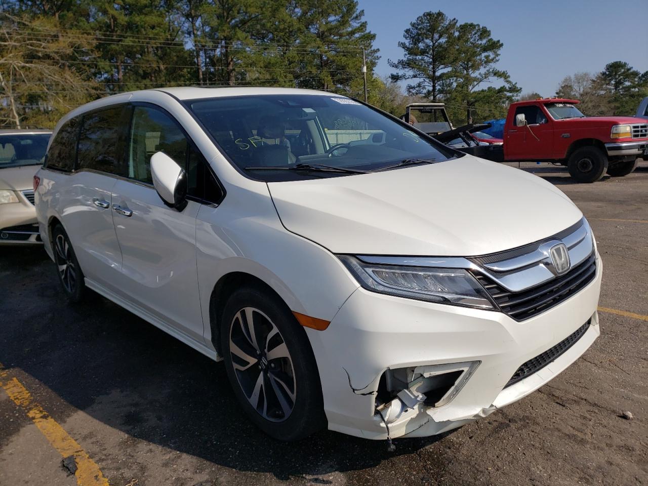 HONDA ODYSSEY EL 2018 with VIN 5FNRL6H96JB013410 - Photo from auction