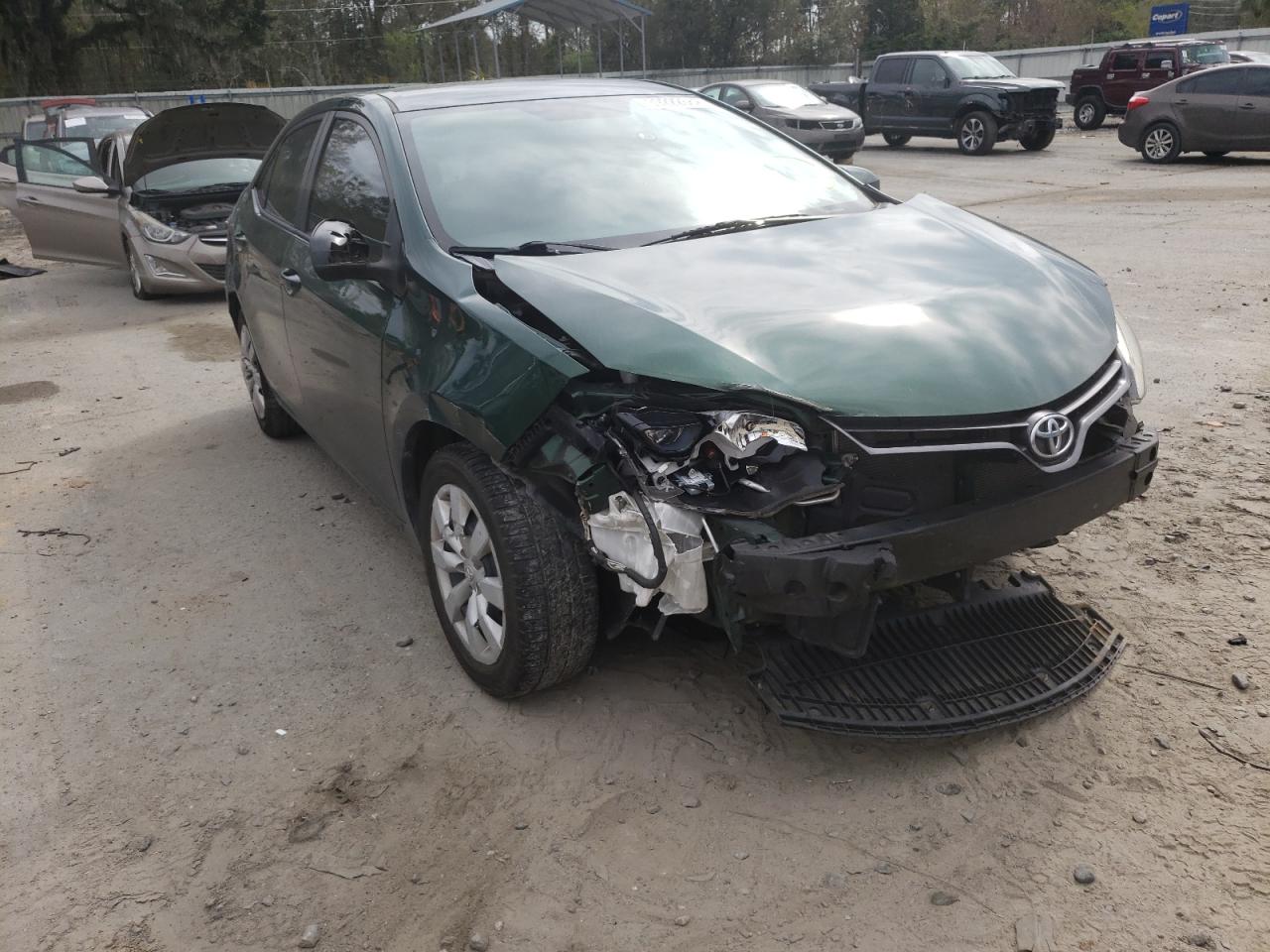 TOYOTA COROLLA L 2016 with VIN 2T1BURHE9GC581189 - Photo from auction
