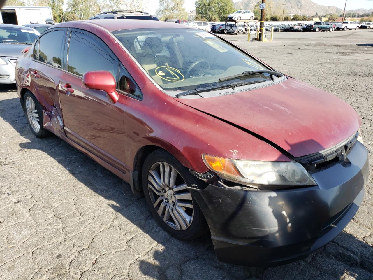 HONDA CIVIC LX 2006 with VIN JHMFA16566S011791 - Photo from auction