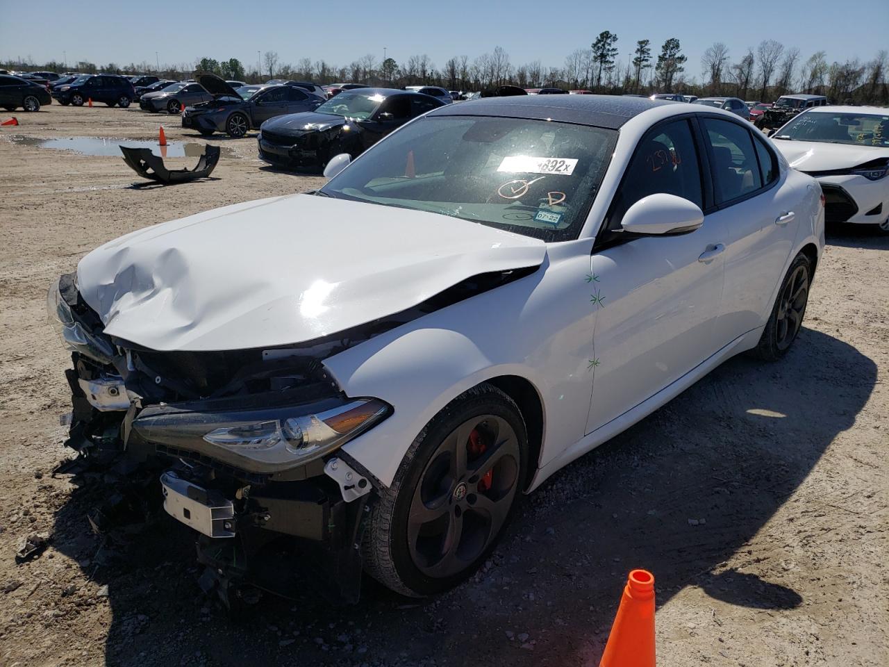 Photo 2 from auction – 2018 ALFA ROMEO GIULIA with VIN ZARFAEBN3J7566861