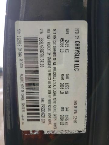 Photo 10 from auction – 2008 DODGE CHARGER SR with VIN 2B3LA73W78H154118