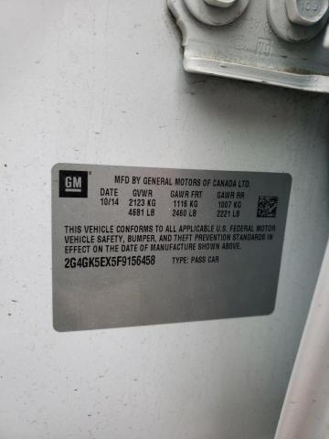 Photo 10 from auction – 2015 BUICK REGAL with VIN 2G4GK5EX5F9156458