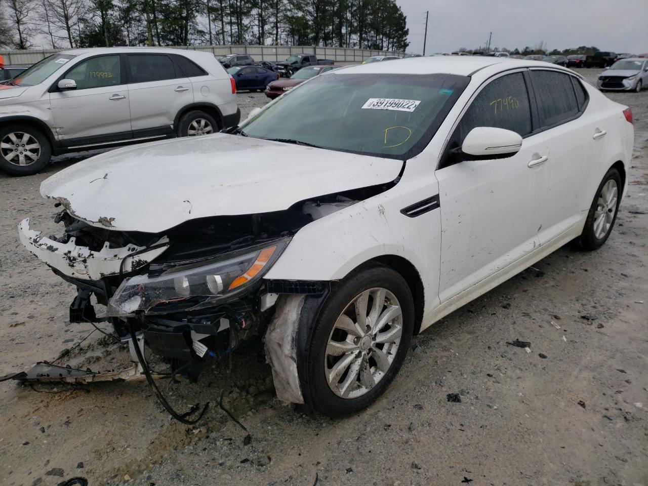 Photo 2 from auction – 2015 KIA OPTIMA LX with VIN 5XXGM4A75FG442821