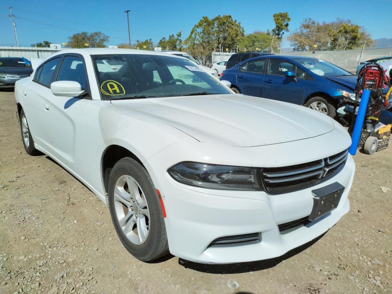 DODGE CHARGER SE 2015 with VIN 2C3CDXBG2FH753316 - Photo from auction