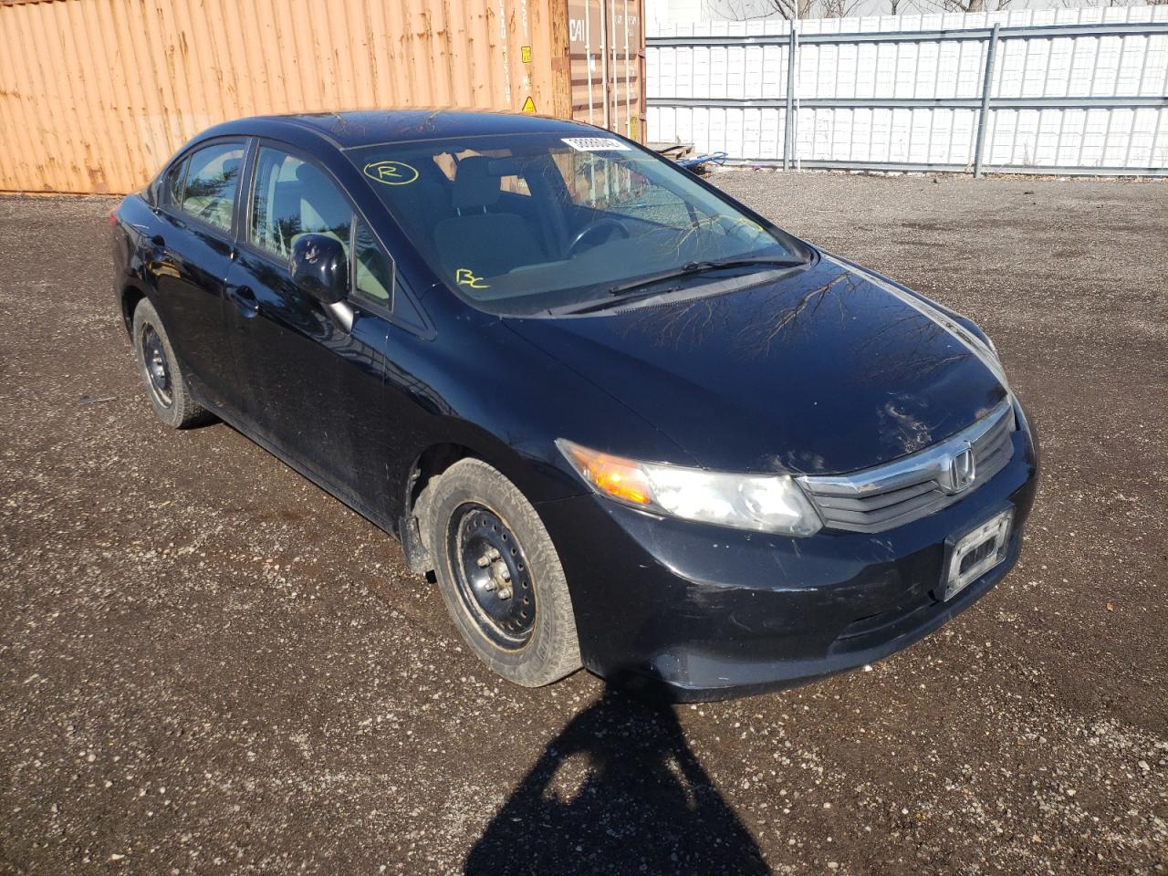 HONDA CIVIC LX 2012 with VIN 2HGFB2F46CH107646 - Photo from auction