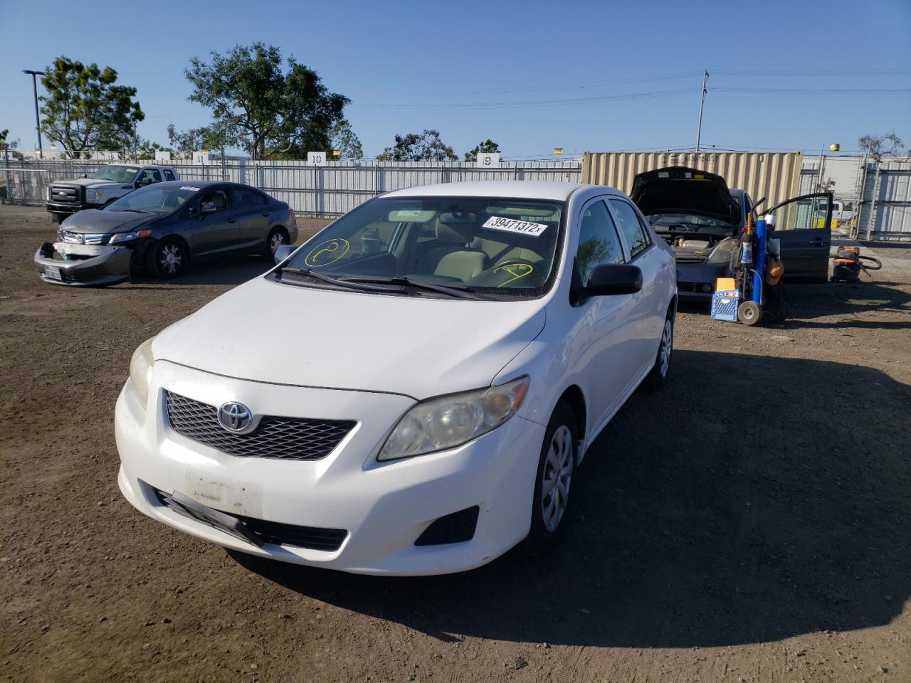 Photo 2 from auction – 2009 TOYOTA COROLLA BA with VIN JTDBL40E399026037