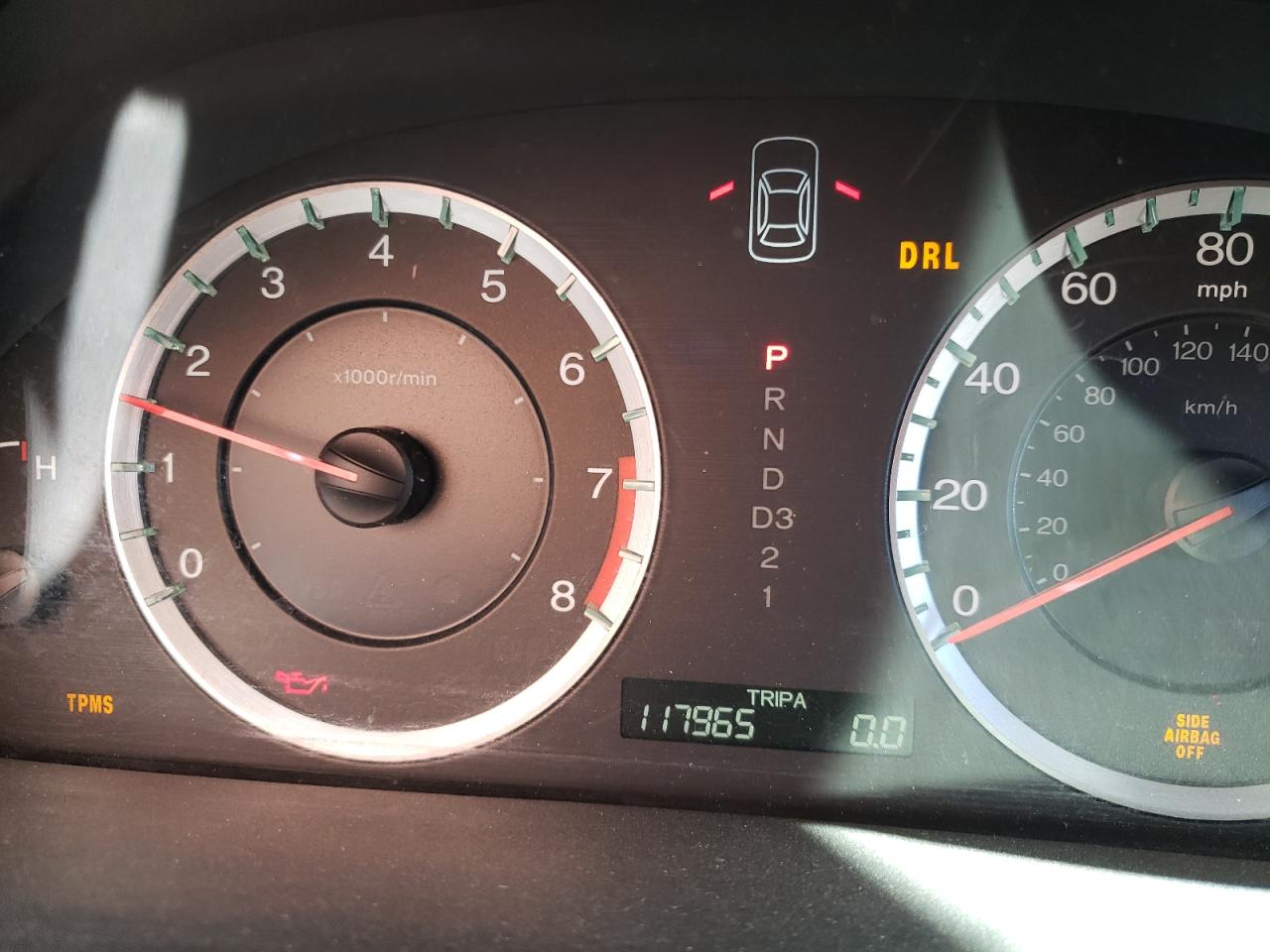 Photo 8 from auction – 2009 HONDA ACCORD LXP with VIN JHMCP26449C007705