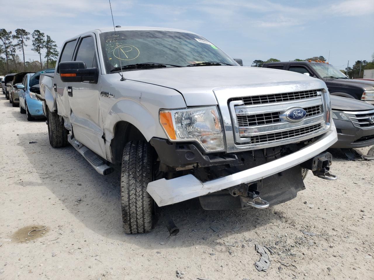 FORD F150 SUPER 2013 with VIN 1FTFW1EF9DKE64703 - Photo from auction