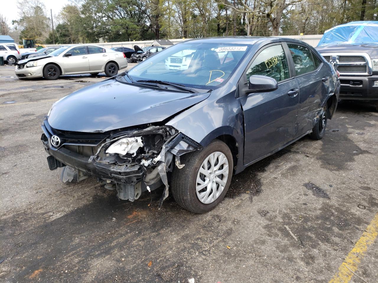 Photo 2 from auction – 2014 TOYOTA COROLLA L with VIN 5YFBURHE1EP160483