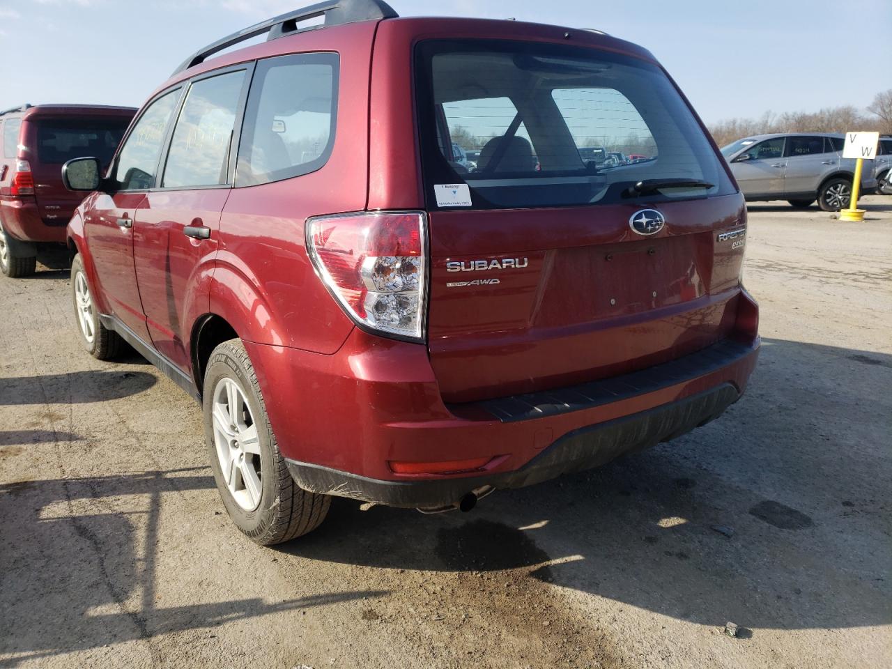 Photo 3 from auction – 2010 SUBARU FORESTER X with VIN JF2SH6BC7AH782362