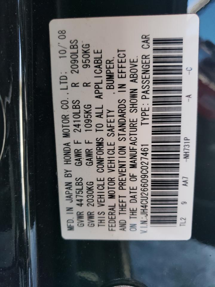 Photo 10 from auction – 2009 ACURA TSX with VIN JH4CU26609C027461
