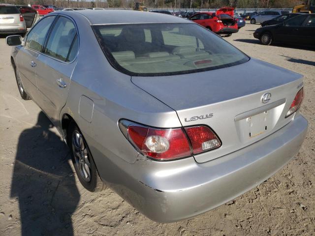 Photo 3 from auction – 2003 LEXUS ES 300 with VIN JTHBF30GX30088077