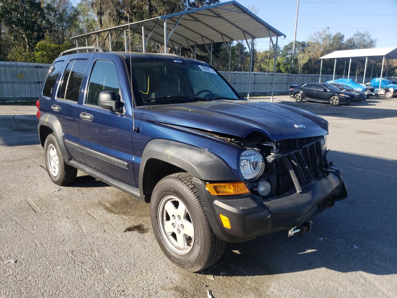 Photo 1 from auction – 2007 JEEP LIBERTY SP with VIN 1J4GL48K77W524587