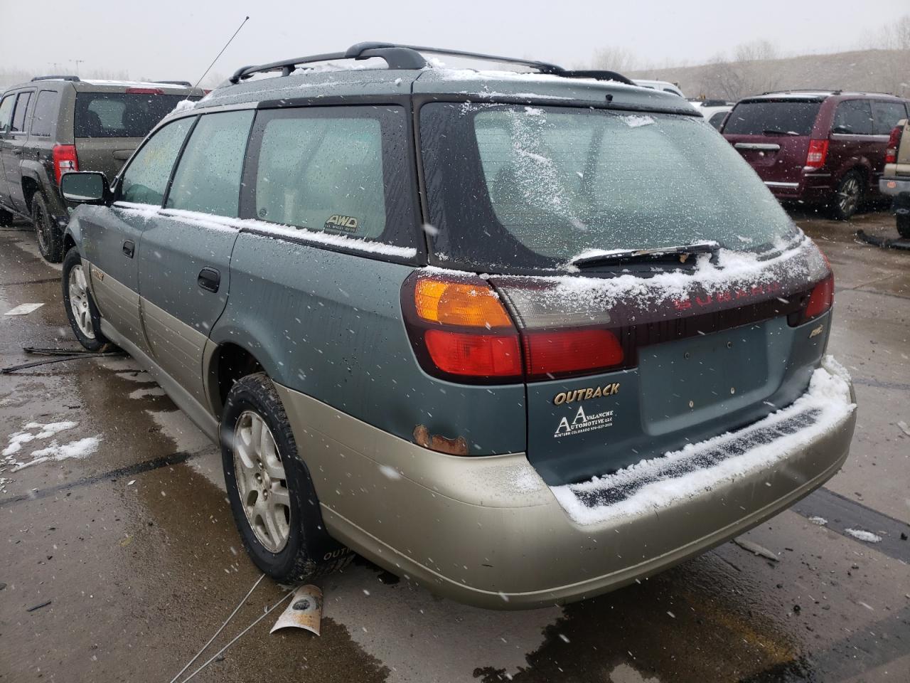 Photo 3 from auction – 2000 SUBARU LEGACY OUT with VIN 4S3BH6752Y7646326
