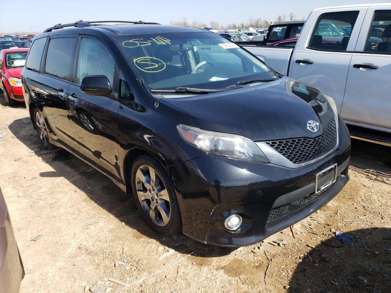 TOYOTA SIENNA SPO 2013 with VIN 5TDXK3DC8DS387950 - Photo from auction