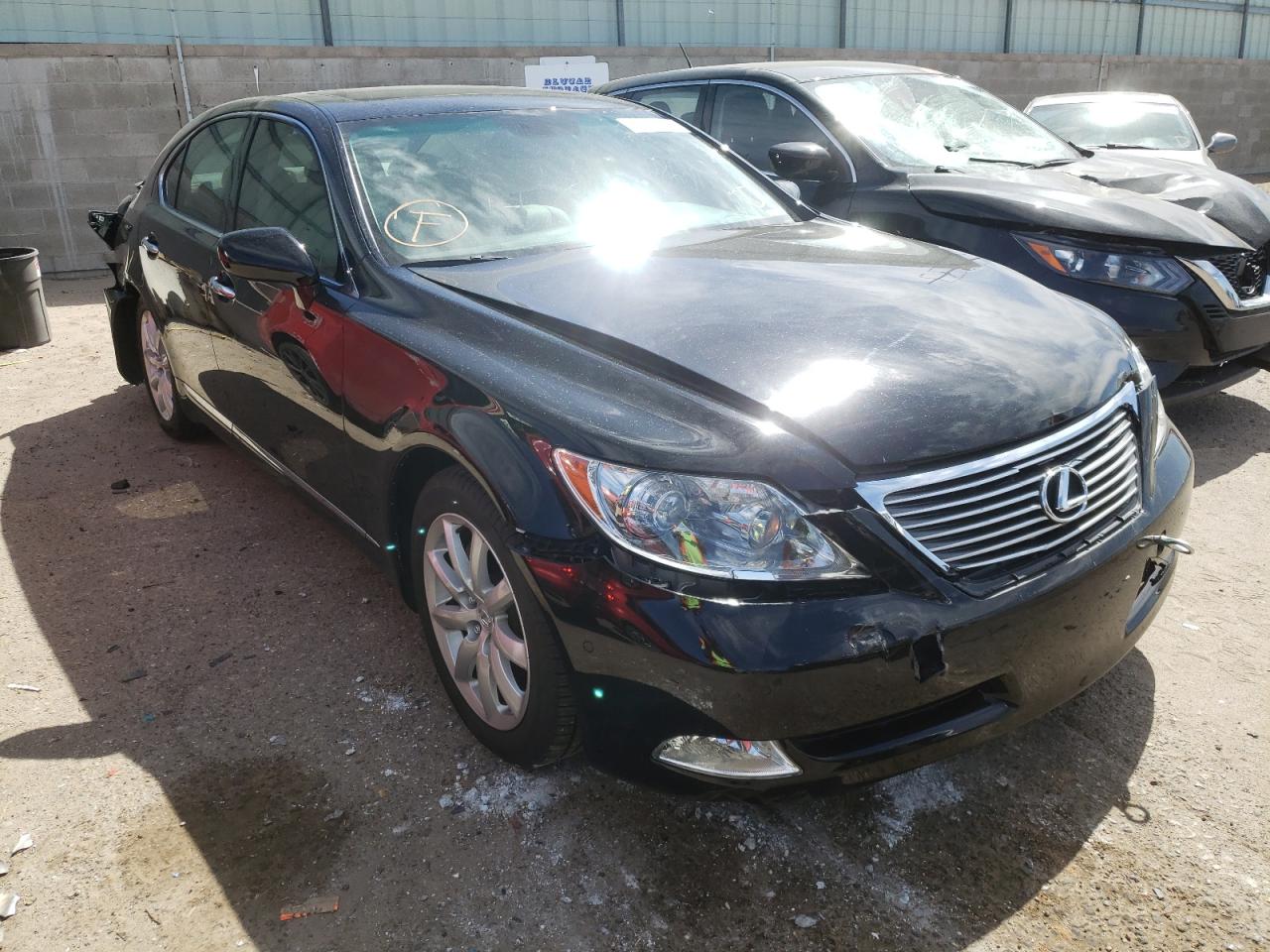 LEXUS LS 460 2007 with VIN JTHBL46F175001186 - Photo from auction