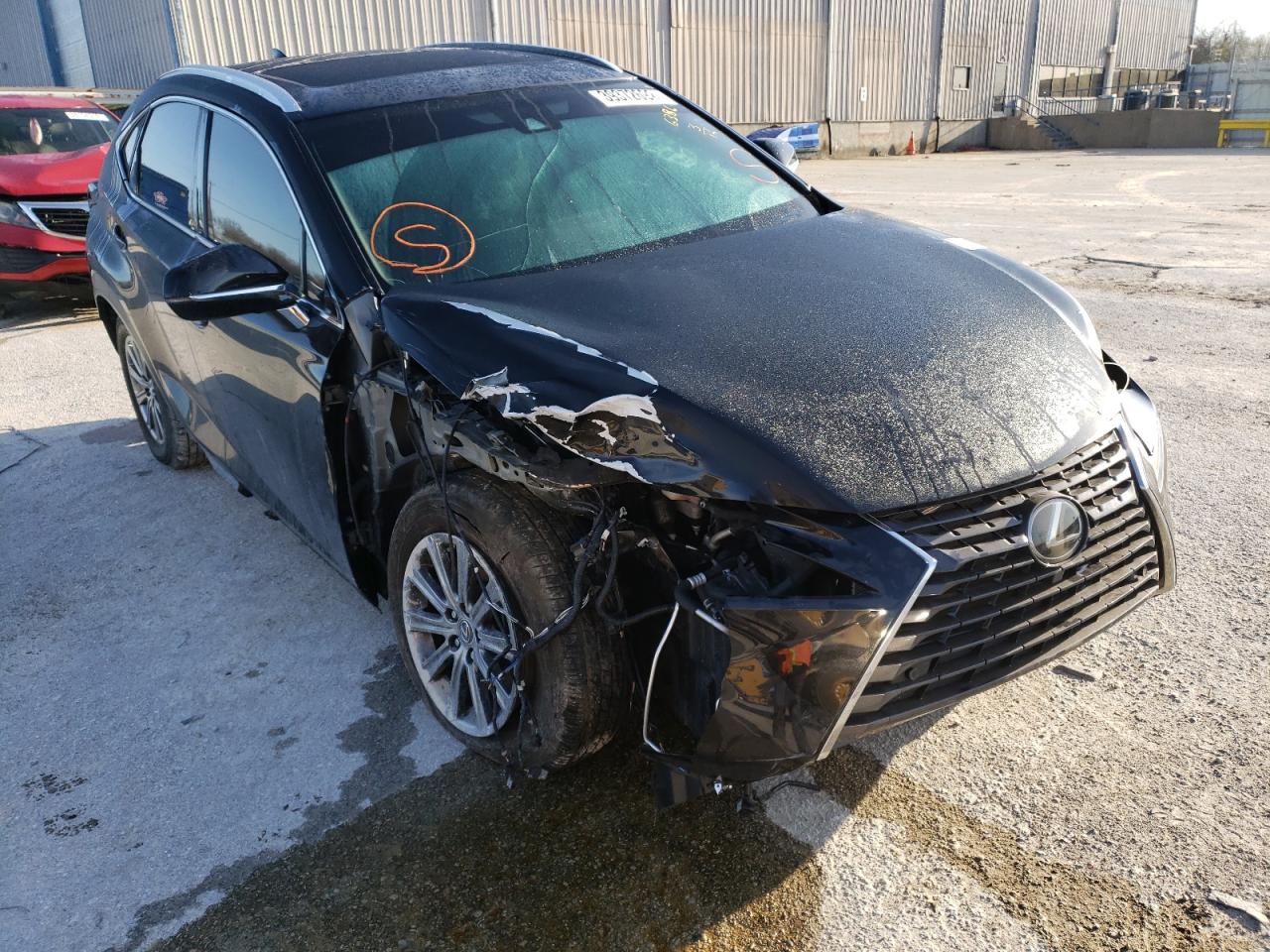 LEXUS NX 300 2018 with VIN JTJYARBZ2J2106386 - Photo from auction