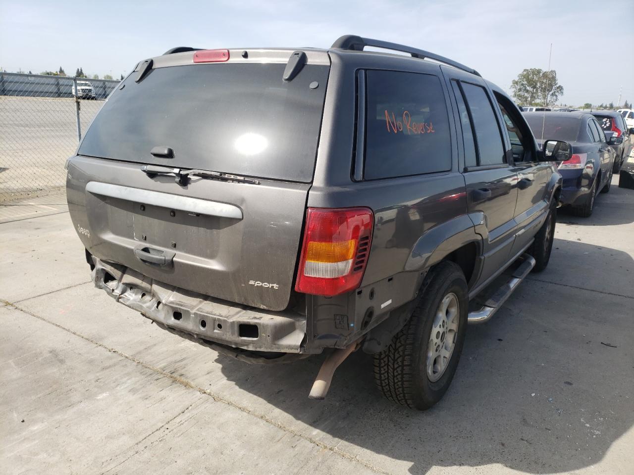 Photo 4 from auction – 2002 JEEP GRAND CHER with VIN 1J8GX38S72C258074