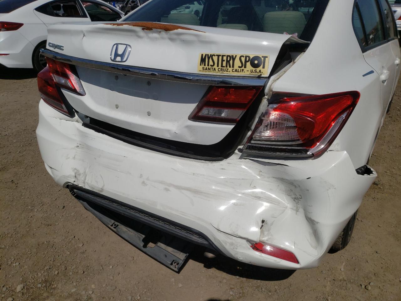 Photo 9 from auction – 2013 HONDA CIVIC LX with VIN 19XFB2F53DE256777