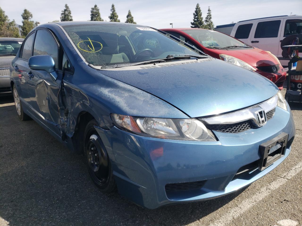 HONDA CIVIC LX 2011 with VIN 2HGFA1F52BH508308 - Photo from auction