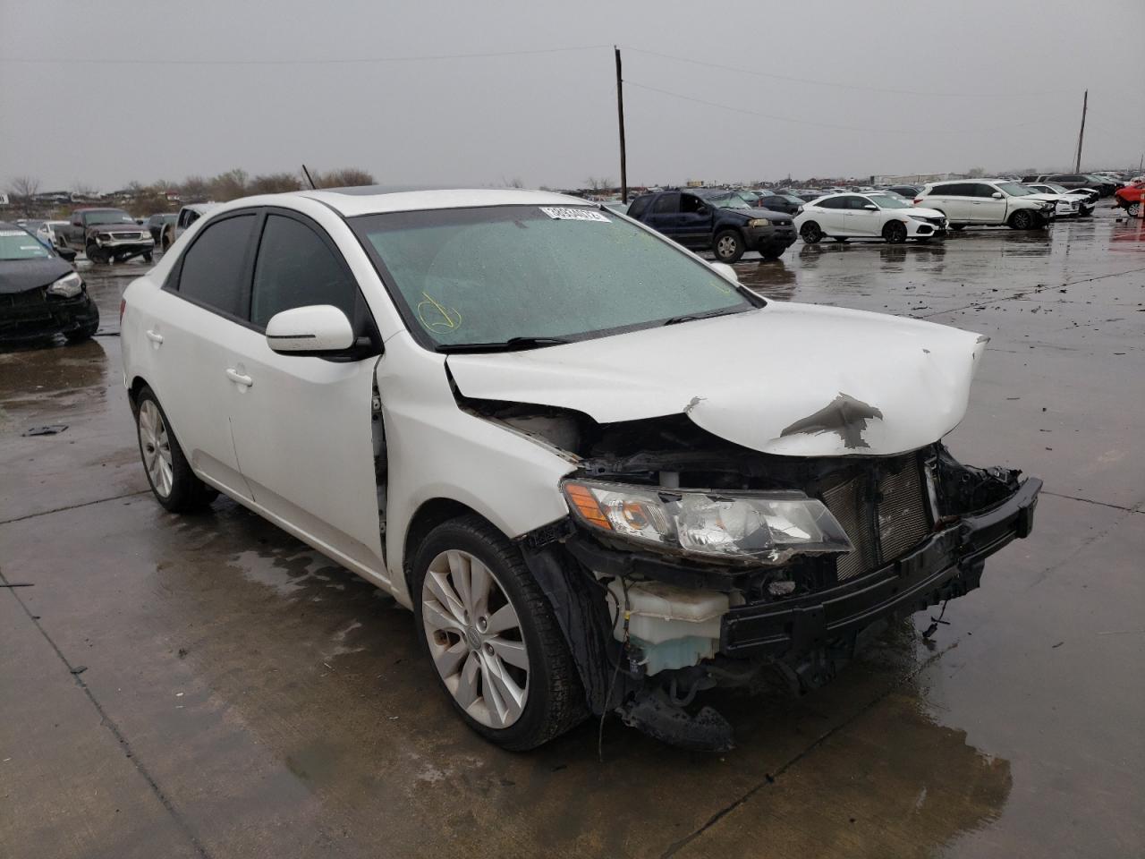 KIA FORTE SX 2012 with VIN KNAFW4A33C5582365 - Photo from auction