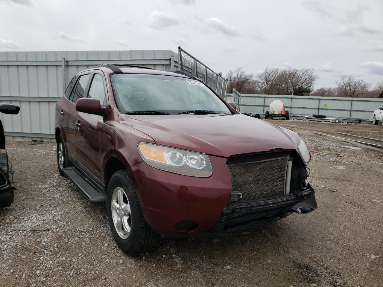 HYUNDAI SANTA FE G 2008 with VIN 5NMSG13D08H197661 - Photo from auction