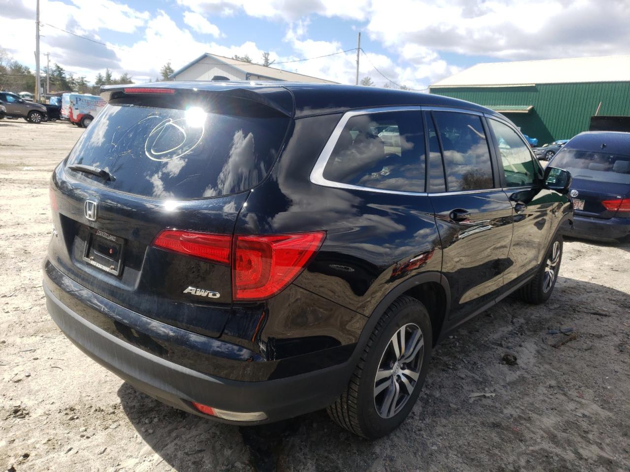 Photo 4 from auction – 2018 HONDA PILOT EXL with VIN 5FNYF6H53JB007581
