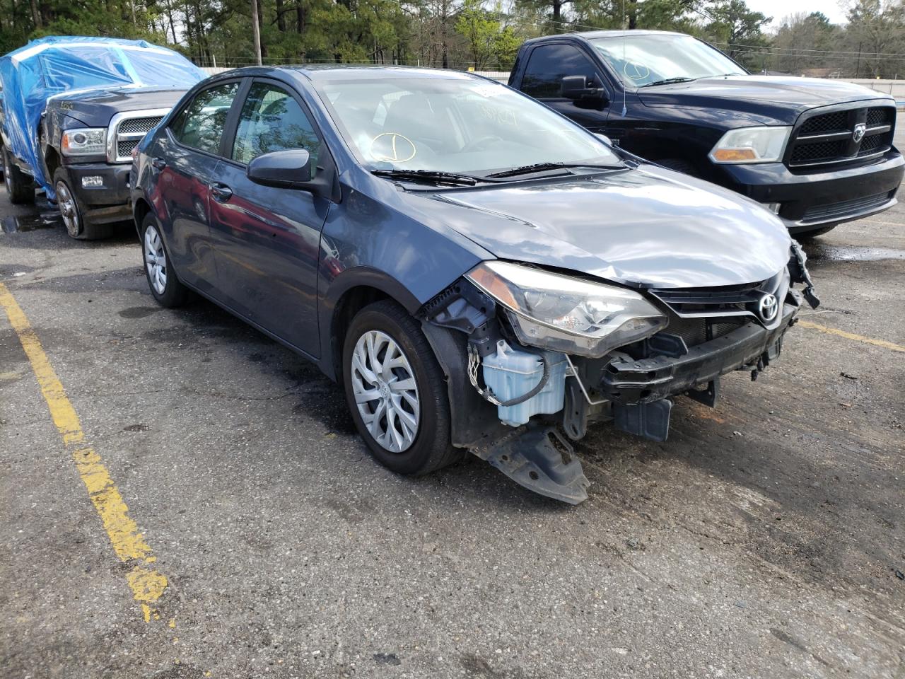 TOYOTA COROLLA L 2014 with VIN 5YFBURHE1EP160483 - Photo from auction
