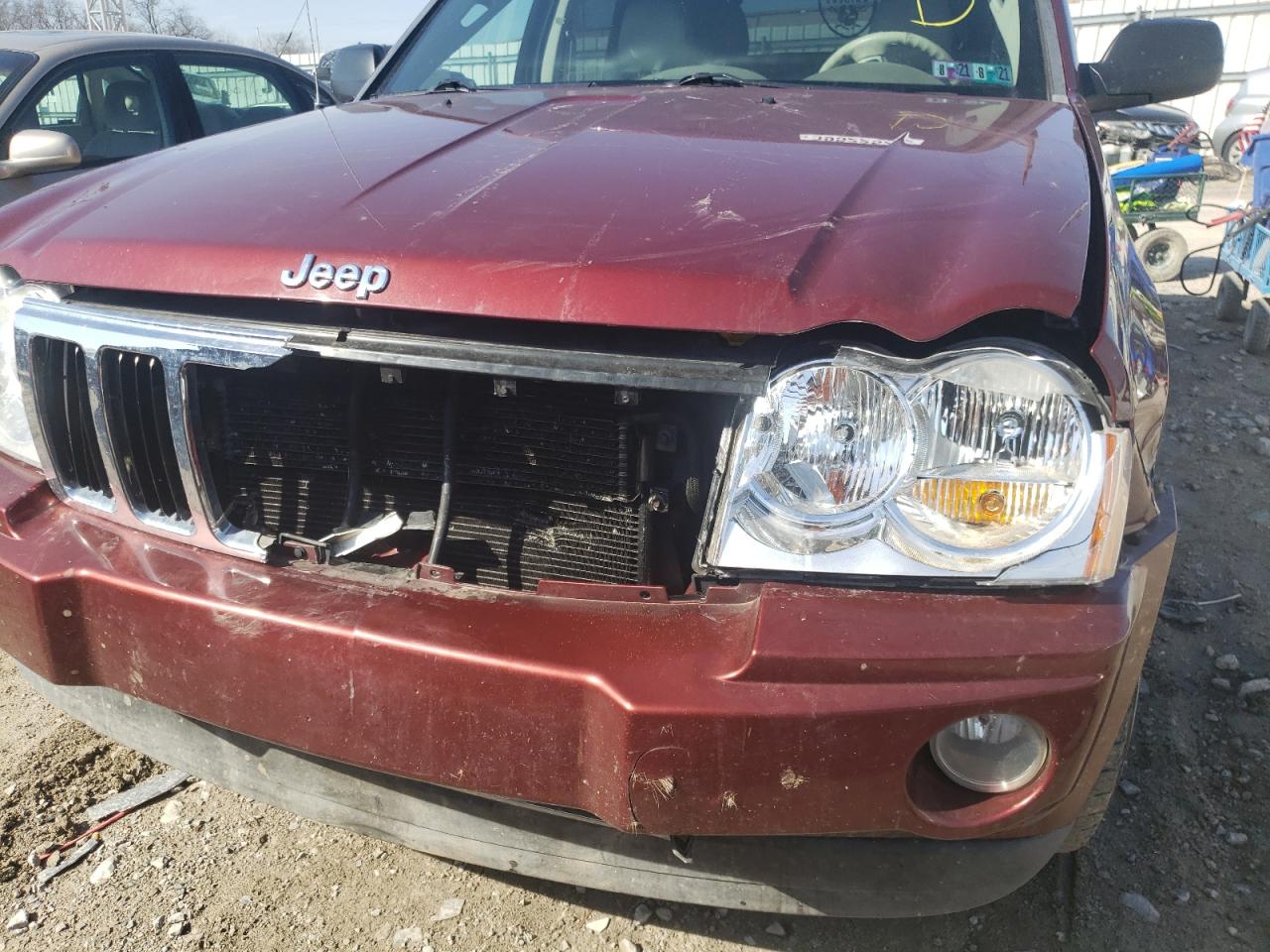 Photo 9 from auction – 2007 JEEP GRAND CHER with VIN 1J8HR58247C590412