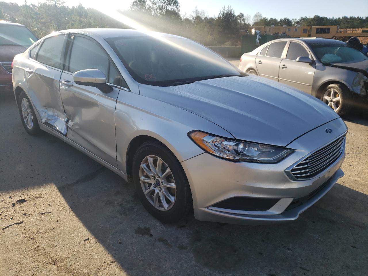 FORD FUSION S 2017 with VIN 3FA6P0G73HR371874 - Photo from auction