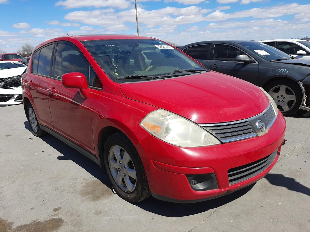 NISSAN VERSA S 2007 with VIN 3N1BC13E17L438474 - Photo from auction