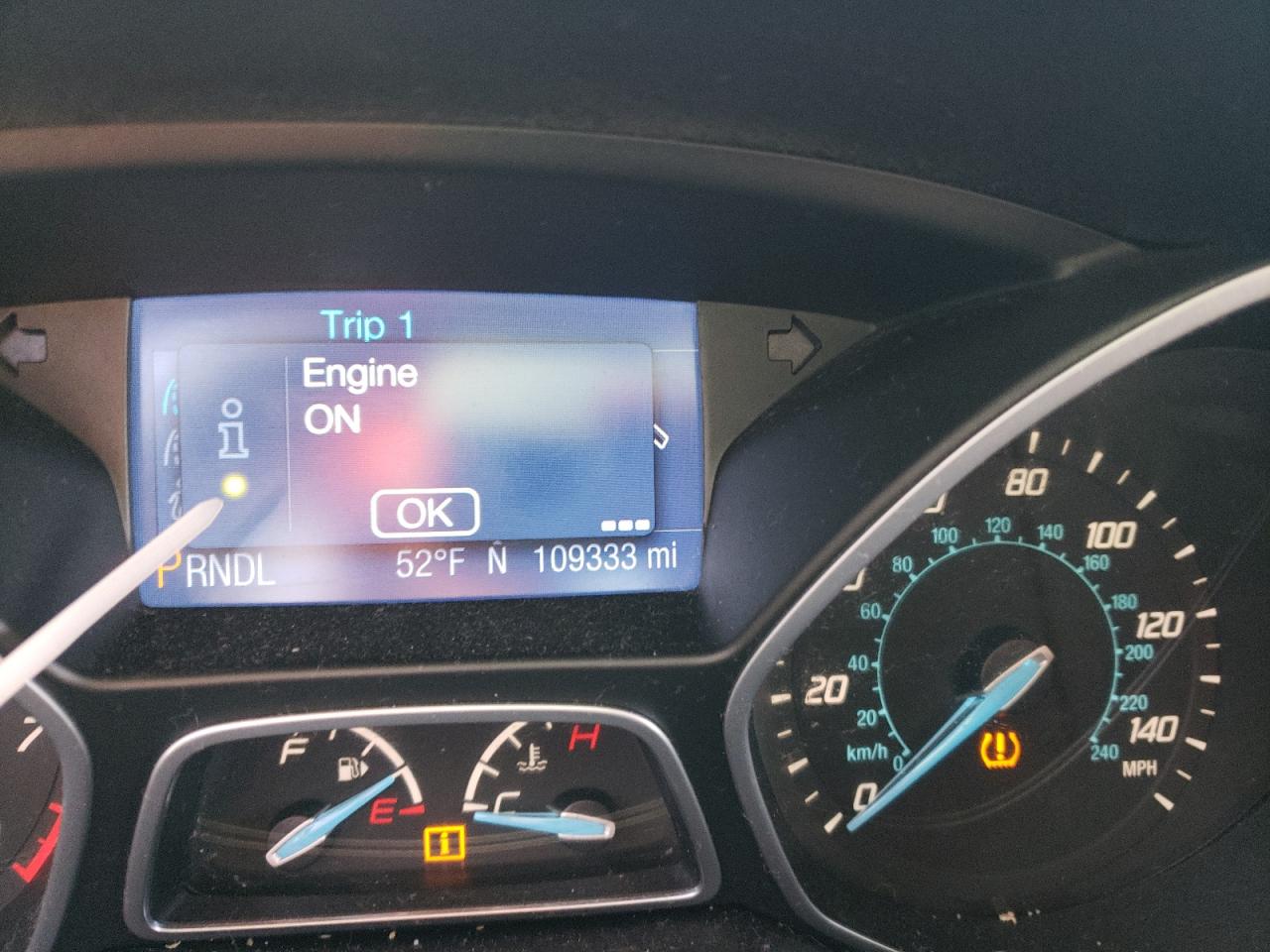 Photo 8 from auction – 2013 FORD FOCUS SE with VIN 1FADP3F28DL332608