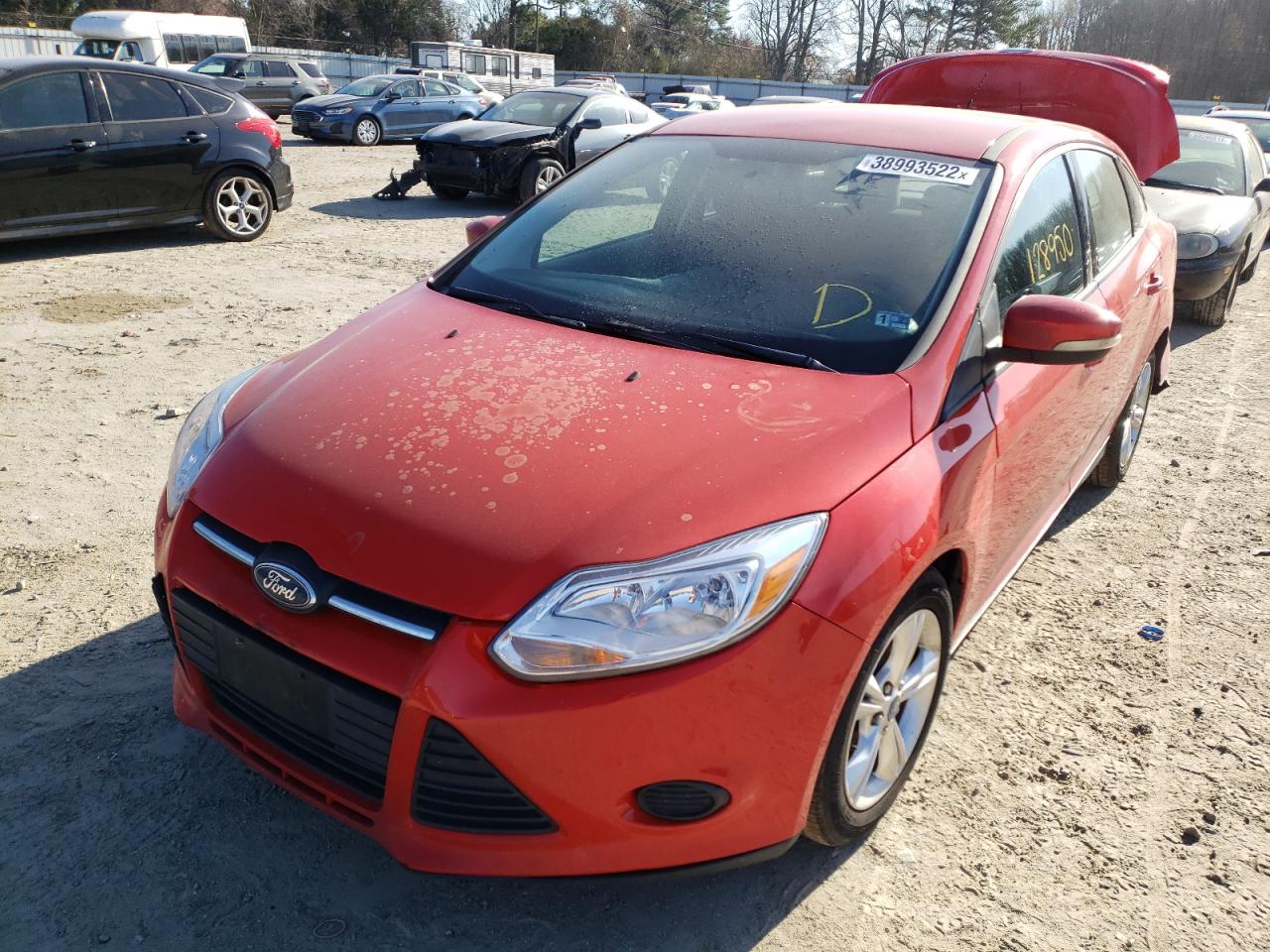 Photo 2 from auction – 2013 FORD FOCUS SE with VIN 1FADP3F25DL259472