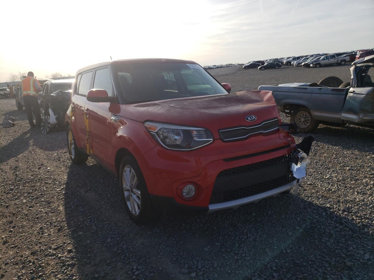KIA SOUL + 2018 with VIN KNDJP3A57J7568850 - Photo from auction