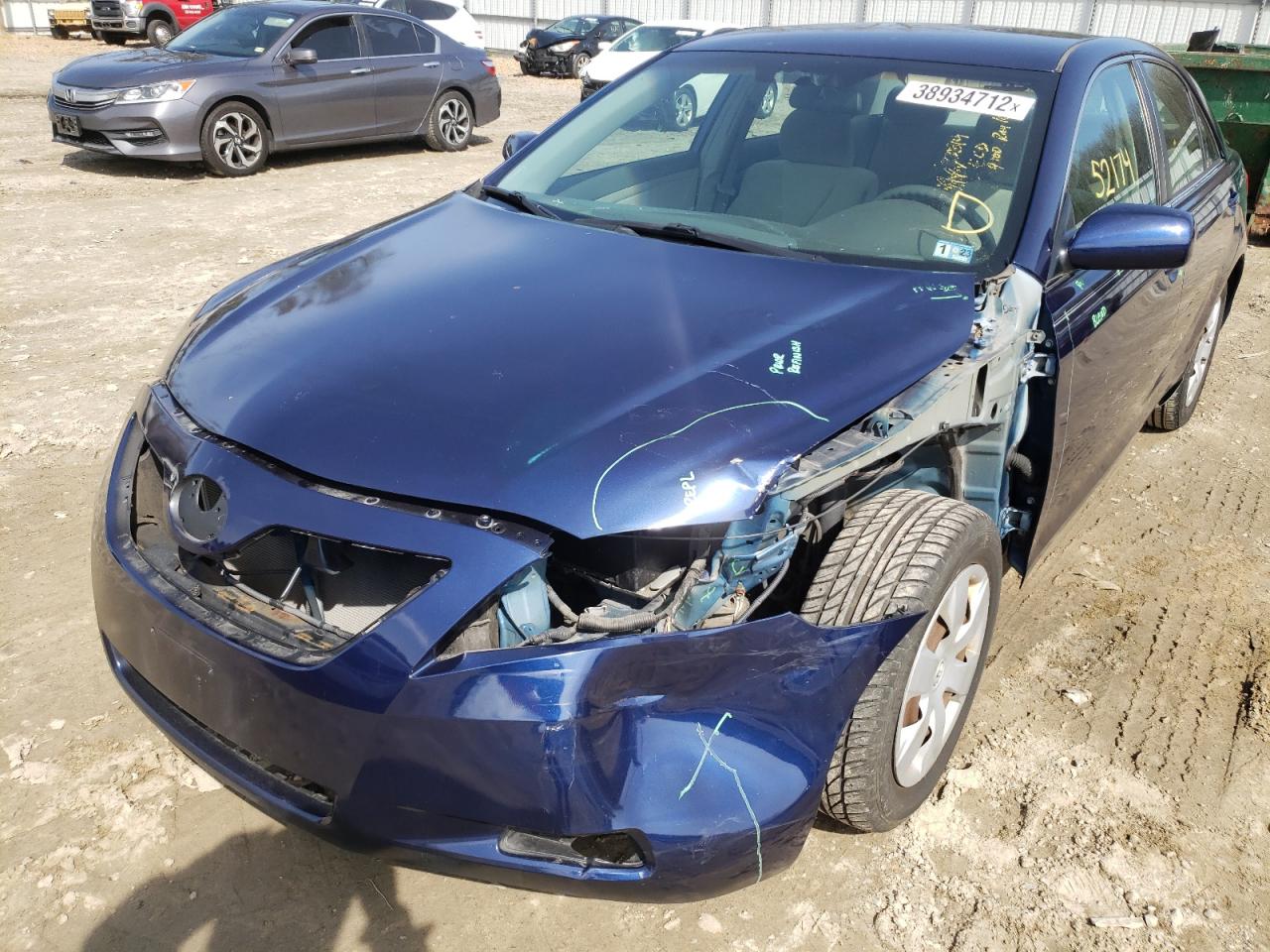 Photo 2 from auction – 2007 TOYOTA CAMRY CE with VIN 4T1BE46K67U108910