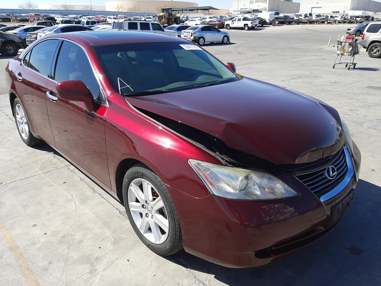 LEXUS ES 350 2007 with VIN JTHBJ46G972109782 - Photo from auction