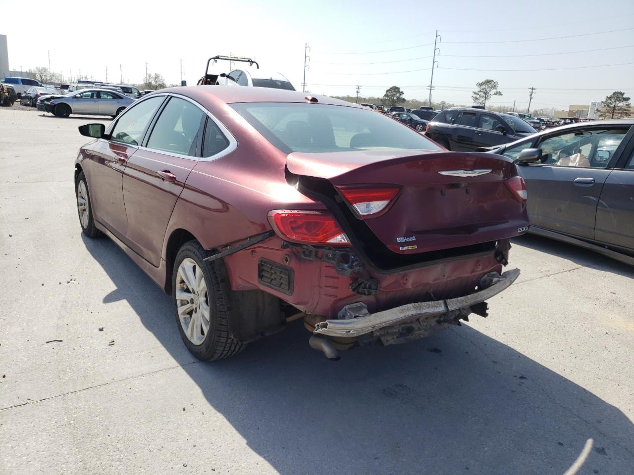 Photo 3 from auction – 2015 CHRYSLER 200 LIMITE with VIN 1C3CCCAB8FN741339